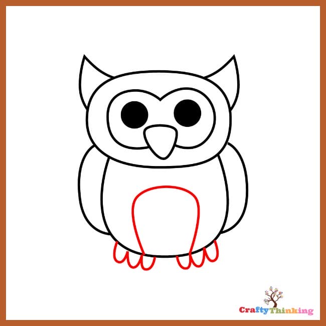 How to Draw an Owl - Tuxedo Cats and Coffee | Owls drawing, Owl drawing  simple, Cartoon owl drawing